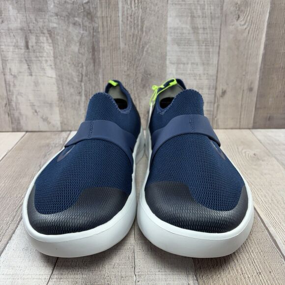 Oofos OOmg Men's Size 9 Low Recovery Shoes Sneakers Mesh Lightweight Navy Blue - Picture 3 of 12